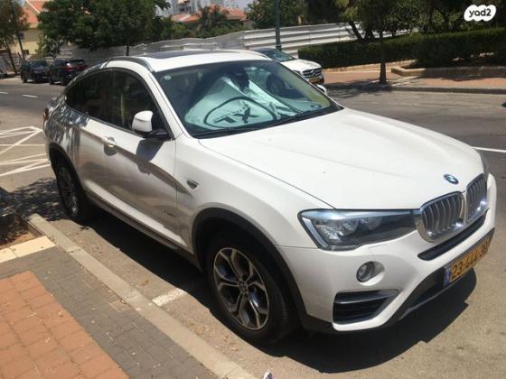 ב.מ.וו X4 4X4 XDRIVE20I Sport אוט' 2.0 (184 כ''ס) בנזין 2016 למכירה בחדרה