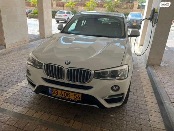 ב.מ.וו X4 4X4 XDRIVE28I Sport אוט' 2.0 (245 כ''ס) בנזין 2016 למכירה בראשון לציון