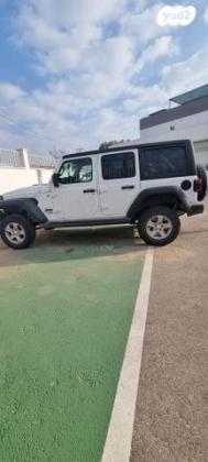 ג'יפ / Jeep רנגלר ארוך 4X4 Sport S אוט' 2.0 (272 כ''ס) ק'-2 בנזין 2021 למכירה ברמת גן