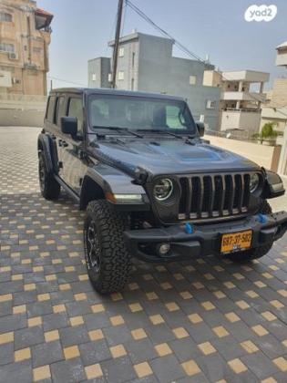 ג'יפ / Jeep רנגלר ארוך 4X4 Unlim Rubicon 4XE אוט' הייב' 2.0 (375 כ''ס) היברידי חשמל / בנזין 2022 למכירה בבאקה אל ע'רביה