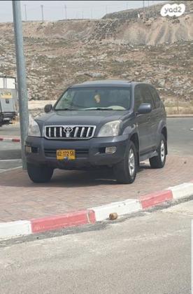 טויוטה לנד קרוזר ארוך 4X4 Luxury אוט' דיזל 8 מק' 3.0 (166 כ''ס) דיזל 2005 למכירה בירושלים