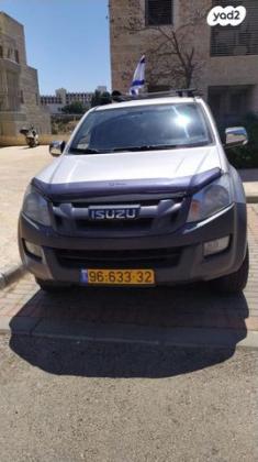 איסוזו 4X4 D-MAX 4X4 S דאבל קבינה אוט' דיזל 2.5 (163 כ''ס) דיזל 2014 למכירה בירושלים