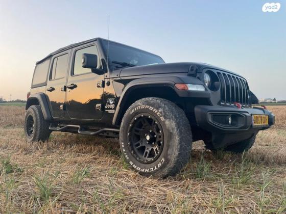 ג'יפ / Jeep רנגלר ארוך 4X4 Unlimited Sport אוט' 2.0 (272 כ''ס) בנזין 2019 למכירה בשקף