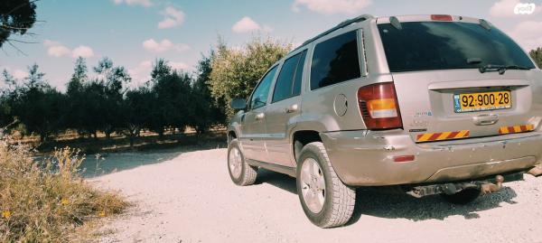 ג'יפ / Jeep גרנד צ'ירוקי (עד 2004) 4X4 Limited אוט' דיזל 2.7 (163 כ''ס) דיזל 2004 למכירה בחרב לאת