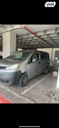 ניסאן NV200 Visia ידני דיזל 5 מק' 1.5 (90 כ''ס) דיזל 2017 למכירה ברחובות