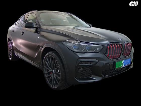 ב.מ.וו X6 XDRIVE 30D Black Vermil אוט' דיזל 3.0 (286 כ''ס) היברידי חשמל / דיזל 2023 למכירה ב