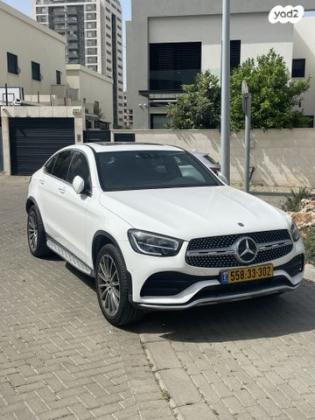 מרצדס GLC-Class קופה 4X4 GLC300E 4MATIC AMG הייבריד אוט' 2.0 (211 כ''ס) היברידי חשמל / בנזין 2022 למכירה בפתח תקווה