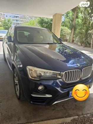 ב.מ.וו X4 4X4 XDRIVE20I Sport אוט' 2.0 (184 כ''ס) בנזין 2016 למכירה בהוד השרון