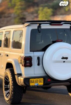 ג'יפ / Jeep רנגלר ארוך 4X4 Sahara P.T אוט' 2.0 (272 כ''ס) בנזין 2022 למכירה בכפר קאסם