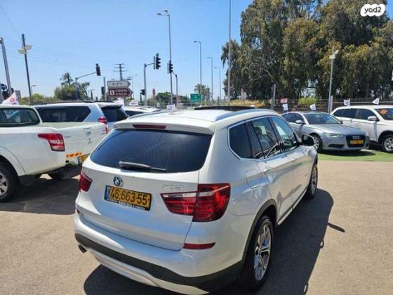 ב.מ.וו X3 4X4 XDRIVE20D X-Line אוט' דיזל 2.0 (190 כ''ס) דיזל 2017 למכירה בכפר יונה