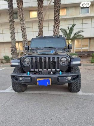 ג'יפ / Jeep רנגלר ארוך Unlim Rubicon 4XE אוט' הייב' 2.0 (270 כ''ס) ק' 7 היברידי חשמל / בנזין 2021 למכירה בחדרה