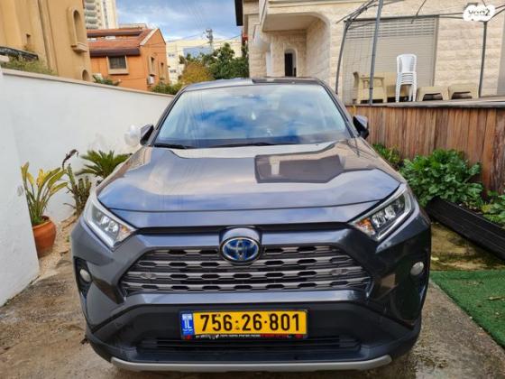 טויוטה RAV4 הייבריד E-xperience הייבריד 5 דל' אוט' 2.5 (178 כ''ס) בנזין 2019 למכירה בעכו