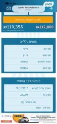 מיצובישי אאוטלנדר Intense אוט' 5 מק' 2.0 (150 כ"ס) בנזין 2017 למכיר