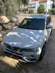 ב.מ.וו X3 4X4 XDRIVE20I X-Line אוט' 2.0 (184 כ''ס) בנזין 2016 למכירה בגן נר