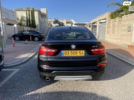 ב.מ.וו X4 4X4 XDRIVE20I Sport אוט' 2.0 (184 כ''ס) בנזין 2015 למכירה באשקלון