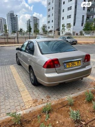 הונדה סיוויק (עד 2006) ES אוט' 1.6 (110 כ''ס) בנזין 2002 למכירה בבאר יעקב