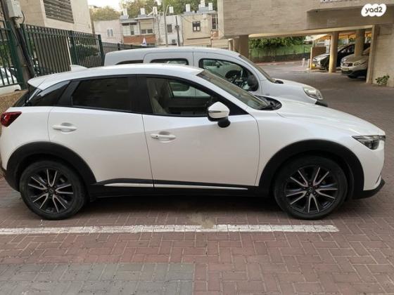 מאזדה CX-3 Pure White אוט' 2.0 (156 כ"ס) בנזין 2018 למכירה ברמת גן