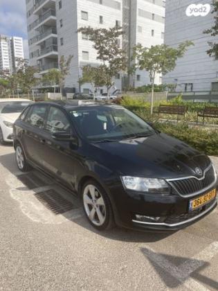 סקודה ראפיד ספייסבק Sport אוט' 1.4 (125 כ''ס) בנזין 2018 למכירה בחיפה