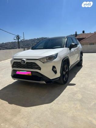 טויוטה RAV4 הייבריד E-motion Sky הייבריד אוט' 2.5 (178 כ''ס) בנזין 2019 למכירה באום אל פחם