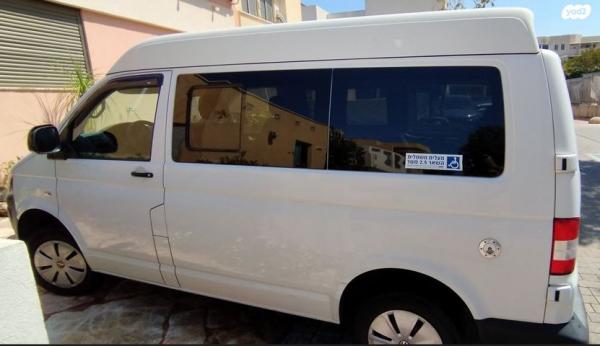 פולקסווגן טרנספורטר מסחרי/נוסעים Delivery Van קצר אוט' דיזל 3 מק' 2.0 (140 כ''ס) דיזל 2015 למכירה במזכרת בתיה