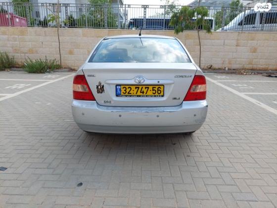 טויוטה קורולה GLI אוט' 1.6 (110 כ''ס) בנזין 2004 למכירה בחריש