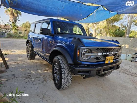 פורד ברונקו 4X4 Bad Lands Lux אוט' 4 דל' 2.7 (330 כ"ס) בנזין 2023 למכירה בטל שחר