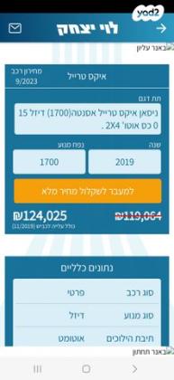 ניסאן אקס טרייל Acenta אוט' דיזל 7 מק' 1.7 (150 כ''ס) דיזל 2019 למכירה בבאר שבע