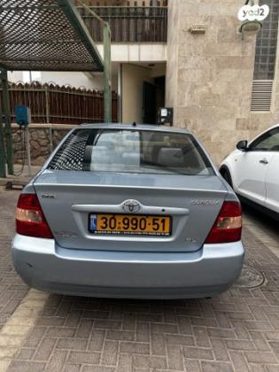 טויוטה קורולה GLI אוט' 1.6 (110 כ''ס) בנזין 2004 למכירה באילת