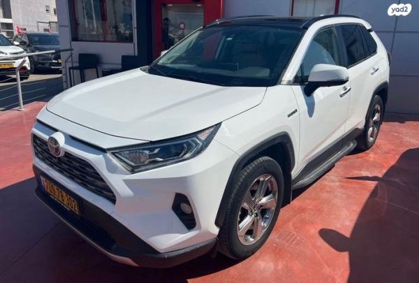 טויוטה RAV4 הייבריד 4X4 E-xclusive הייבריד אוט' 2.5 (178 כ''ס) בנזין 2021 למכירה בנתניה