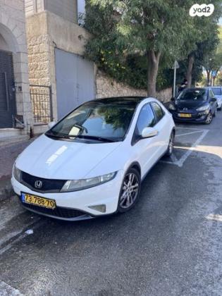 הונדה סיוויק האצ'בק החדשה Sport אוט' 1.8 (140 כ''ס) בנזין 2011 למכירה בירושלים