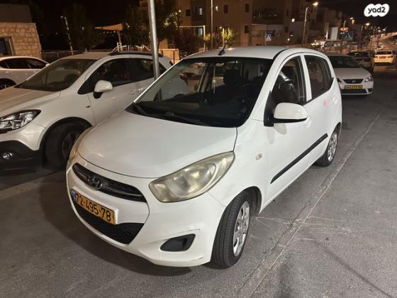 יונדאי i10 Inspire ידני 1.1 (69 כ''ס) בנזין 2012 למכירה בירושלים