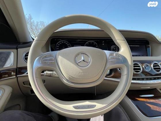 מרצדס S-Class S500 Long Vision אוט' 4.7 (455 כ''ס) בנזין 2015 למכירה בכפר יאסיף