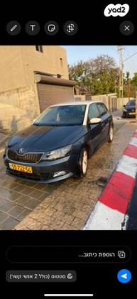 סקודה פאביה Style אוט' 1.2 (110 כ"ס) בנזין 2015 למכירה באור יהודה