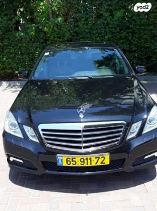 מרצדס E-Class E300 Avantgrde אוט' 3.0 (231 כ''ס) בנזין 2010 למכירה בכרמיאל