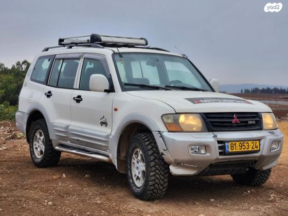 מיצובישי פג'רו ארוך 4X4 GLX אוט' דיזל 7 מק' 3.2 (165 כ''ס) דיזל 2001 למכירה בעפולה