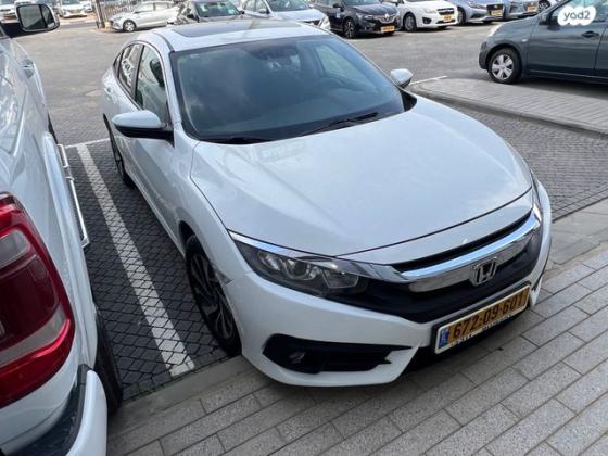 הונדה סיוויק סדאן החדשה Elegance אוט' 1.6 (125 כ"ס) בנזין 2019 למכירה בבאר שבע