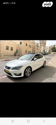 סיאט לאון FR אוט' 5 דל' 1.8 (180 כ"ס) בנזין 2014 למכירה בירושלים