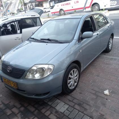 טויוטה קורולה Sun אוט' 1.6 (110 כ''ס) בנזין 2004 למכירה ביפיע