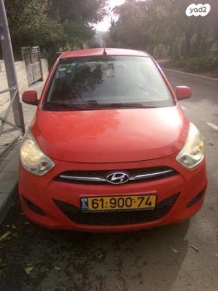 יונדאי i10 Inspire ידני 1.1 (69 כ''ס) בנזין 2011 למכירה בירושלים