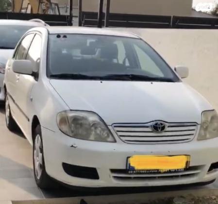 טויוטה קורולה Sun אוט' 1.6 (110 כ''ס) בנזין 2005 למכירה בשתולים