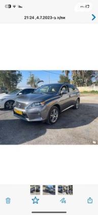 לקסוס RX450H 4X4 Premium Tech הייבריד אוט' 3.5 (249 כ''ס) בנזין 2015 למכירה בראש העין