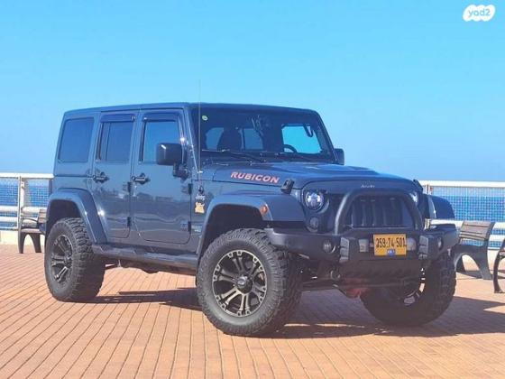 ג'יפ / Jeep רנגלר ארוך 4X4 Rubicon אוט' 3.6 (280 כ''ס) בנזין 2018 למכירה בחיפה