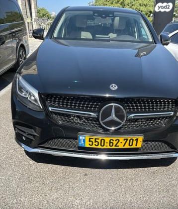 מרצדס GLC-Class קופה 4X4 GLC250 4MATIC Coupe AMG אוט' 2.0 (211 כ''ס) בנזין 2018 למכירה בירושלים