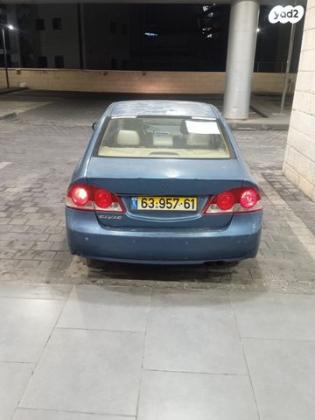 הונדה סיוויק סדאן החדשה LS אוט' 1.8 (140 כ''ס) בנזין 2007 למכירה בירושלים