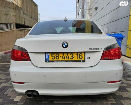 ב.מ.וו סדרה 5 530I אוט' 3.0 (258 כ''ס) בנזין 2007 למכירה בראשון לציון