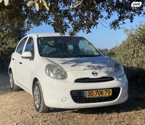 ניסאן מיקרה Visia אוט' 1.2 (80 כ''ס) בנזין 2012 למכירה בחיפה