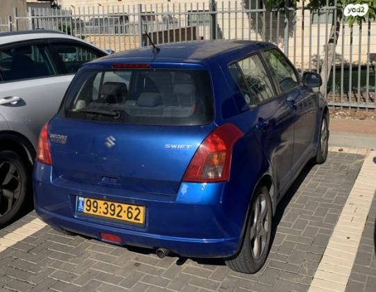 סוזוקי סוויפט GLX אוט' 1.5 (101 כ''ס) בנזין 2008 למכירה באשקלון