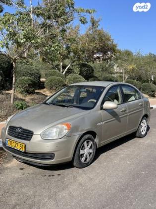 יונדאי אקסנט (עד 2012) GLS אוט' 1.6 (112 כ''ס) בנזין 2007 למכירה באשקלון