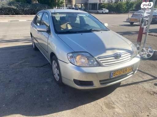 טויוטה קורולה Sun אוט' 1.6 (110 כ''ס) בנזין 2005 למכירה ברחובות