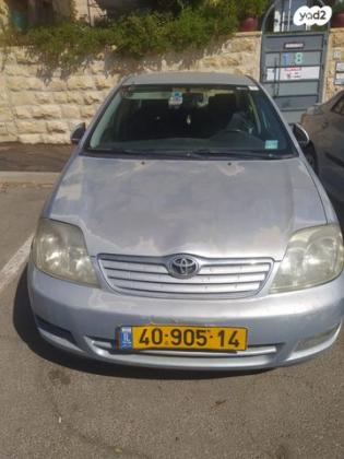 טויוטה קורולה Sun אוט' 1.6 (110 כ''ס) בנזין 2006 למכירה בירושלים